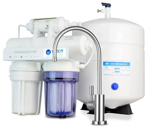 Miniatura 9 de Sistemas de filtración de agua de ósmosis inversa para debajo del fregadero compacto pequeño WECO (TINY-50)