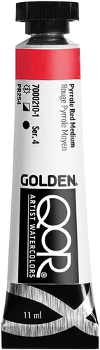 Miniatura 44 de GOLDEN QoR Acuarelas para artistas, Azul cobalto y teja, tubo de 11 ml, pintura profesional de acuarela, semiopaca Verde azulado cobalto