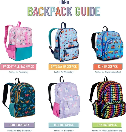 Miniatura 6 de Wildkin Mochila para niña, morado, talla única