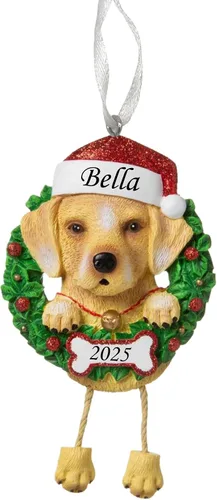Miniatura 27 de Adorno personalizado para 2025, raza pura de perro Beagle, adorno para árbol de Navidad, decoración profesional personalizada, regalo para cachorro