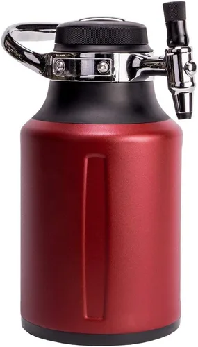 GrowlerWerks uKeg Go Dispensador de Cerveza Carbonatada Growler Regalo y Dispensador de Bebidas Artesanales para Cerveza, Refrescos, Sidra, Kombucha