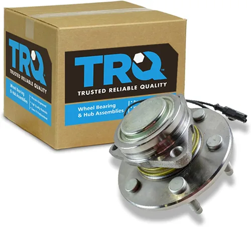 Miniatura 14 de TRQ Cojinete de rueda delantera y conjunto de cubo con sensor ABS compatible con Toyota Sequoia 2008-2022 Tundra 2007-2021