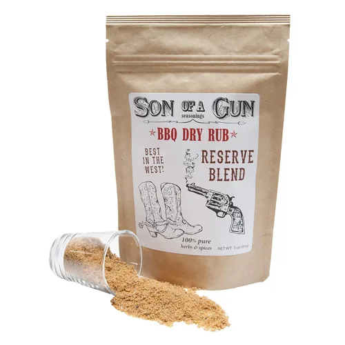 Miniatura 3 de Son of a Gun Seasonings - Reserve Blend BBQ Dry Rub, con sal, eleva tu experiencia de barbacoa con el mejor condimento multiusos para especias
