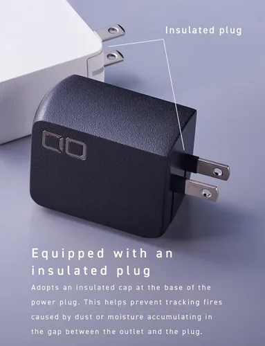 Miniatura 12 de CIO NovaPort Quad II 67W3C1A - Bloque de cargador GaN de 65 W, adaptador compacto de 4 puertos con 3 puertos USB-C y 1 USB-A, carga rápida USBC