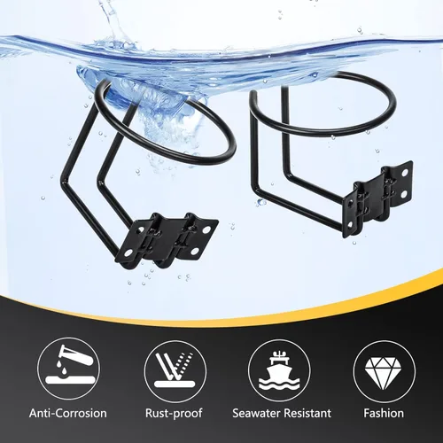Miniatura 5 de 4 piezas Portavasos para Barco, Soportes Universales de Bebidas de Acero Inoxidable, Adecuados para Barco, Camión, Casa Rodante, Tractor, Columpio