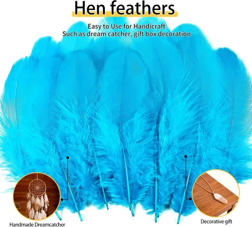 Miniatura 4 de THARAHT Plumas de Gallo para Manualidades 300pcs 3-5 pulgadas Plumas de Colores a Granel para Jardín de Infantes Manualidades DIY Boda Hogar Fiesta