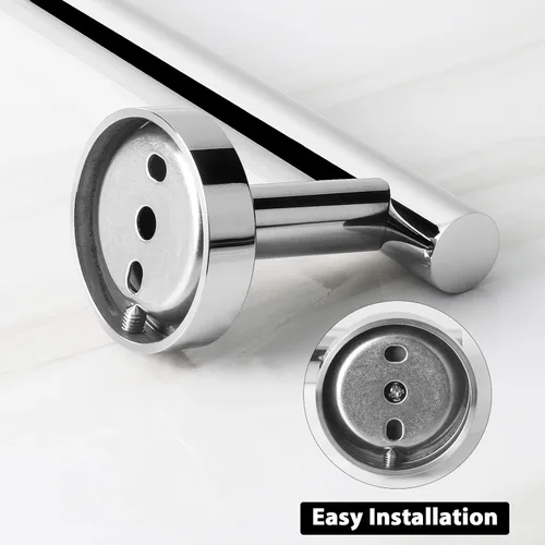 Miniatura 6 de NearMoon - Barra para toallas de baño, accesorios de baño de acero inoxidable, para toalla de ducha para baño, soporte de toalla montado en la pared