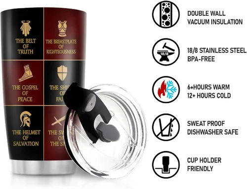 Miniatura 6 de Jesuspirit Regalos cristianos para hombres, mujeres - Día del Padre, regalo religioso de apreciación al pastor para hombres - taza de café cristiana