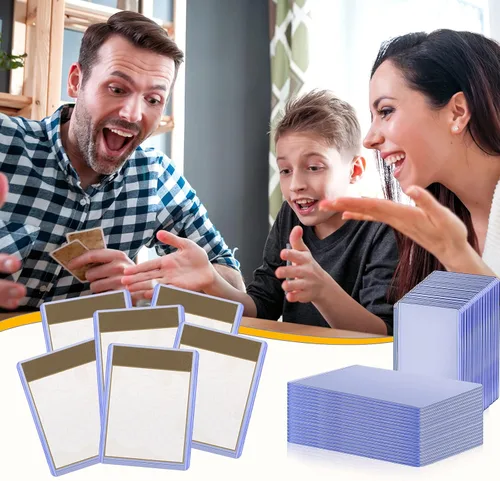 Miniatura 4 de Chinco 100 fundas de plástico para tarjetas de béisbol, de 3 x 4 pulgadas, protectores de tarjetas rígidas para béisbol, fútbol, baloncesto