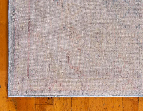 Miniatura 9 de Unique Loom Brighton Collection - Alfombra vibrante con estampado tradicional, medallón, azul/beige, rectangular de 2 pies 2 pulgadas x 3 pies 1
