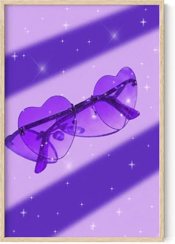 Miniatura 49 de HAUS AND HUES Arte de pared morado - Pósteres estéticos para habitación, decoración de pared morada para dormitorio, pósteres estéticos para Turvy