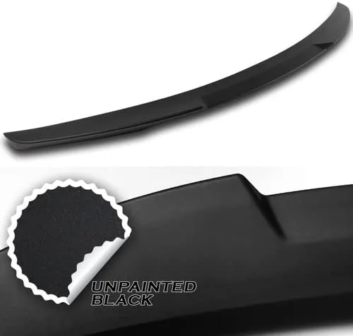 Miniatura 2 de W-Power - Alerón para tapa trasera de maletero de plástico ABS estilo V compatible con Mazda 6 2014-2017, 2015 2016 (negro mate)