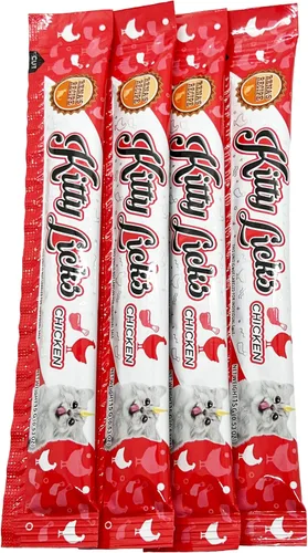 Miniatura 6 de Rena's Recipe Kitty Licks Lickable Cat Treats - Paquete variado de 60 tubos cremosos para gatos, puré sin granos, paquete de golosinas para exprimir