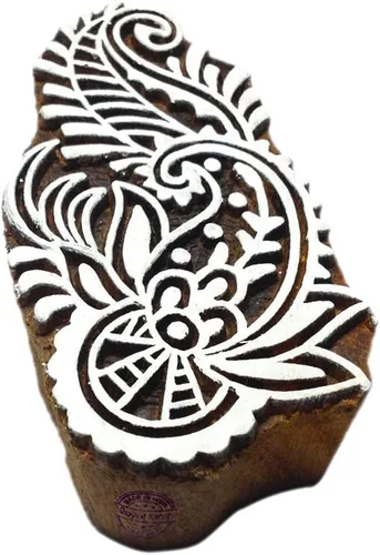 Miniatura 20 de Royal Kraft Sellos de madera DIY tela, textil, arcilla, cerámica, papel, bloques de impresión de henna THAtag012