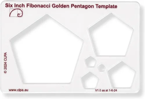 Miniatura 19 de Plantilla de Stencil Cuadrada de 12.7 cm para Dibujo y Trazado: Una Plantilla Cuadrada Inspirada en Fibonacci para Artistas Permite la Aplicación