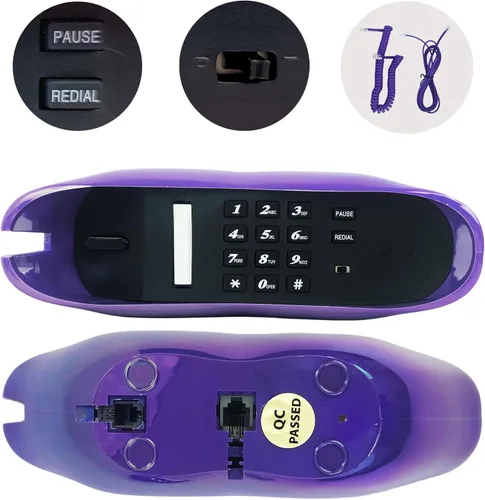 Miniatura 4 de Teléfonos fijos con cable para el hogar, divertido regalo de teléfono de labios, teléfono de boca con cable, teléfono fijo real, teléfonos
