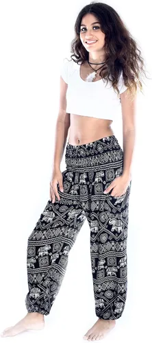 Miniatura 5 de Pantalones bohemios, pantalones harem, de yoga, para mujer, para la playa