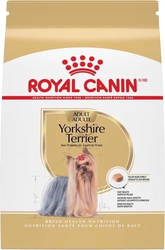 Royal Canin Breed Health Nutrition Yorkshire Terrier - Alimento seco para perros adultos, bolsa de 2.5 libras