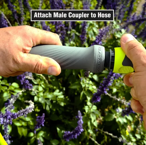 Miniatura 5 de Flexzilla HFZGAK11 - Accesorios de conexión rápida para manguera de jardín, kit de acoplador y enchufe de 2 piezas, ZillaGreen