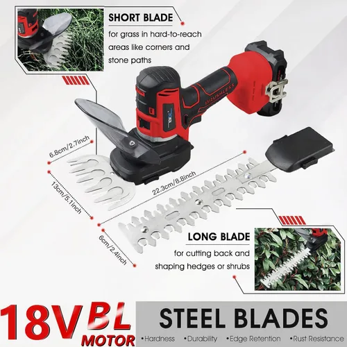 Miniatura 4 de NEWONE Juego de herramientas de 12 piezas 18V MAX MATRIX Kit combinado de herramientas eléctricas con taladro, con 2 baterías de 2.0Ah y cargador
