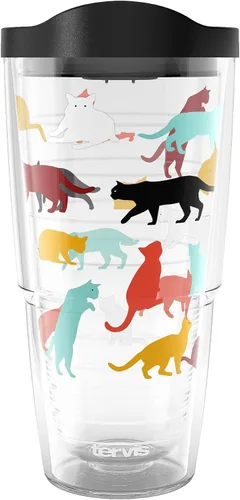 Miniatura 13 de Tervis Pet Love - Vaso aislado de doble pared hecho en Estados Unidos mantiene las bebidas frías y calientes, 16 onzas, amor de gato