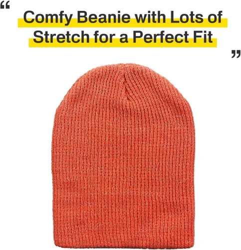 Miniatura 101 de KBETHOS Cómoda colección de gorros suaves y holgados de algodón de punto acrílico para invierno, cálido sombrero de esquí holgado unisex varios