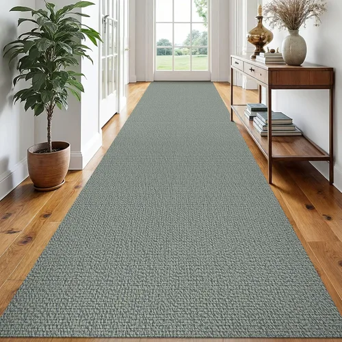 Miniatura 37 de EARTHALL Alfombra pequeña de 2 x 3 pies, lavable para entrada, antideslizante, trenzada, alfombra para puerta interior y exterior, alfombra tejida