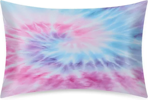 Miniatura 43 de Funda de almohada de satén de unicornio rosa lindo para cabello y piel, tamaño estándar, funda de almohada de seda suave de satén refrescante
