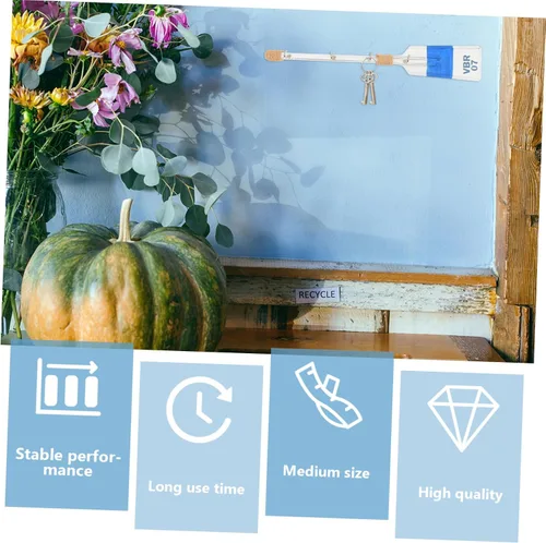 Miniatura 6 de Gancho de madera para ropa de paleta de 15.7 pulgadas, colgador de pared para chaquetas, sombreros, bufandas, gancho decorativo para pasillo