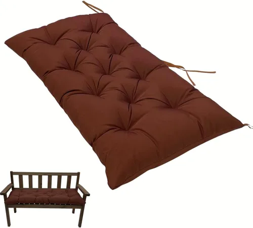 Miniatura 8 de SEAHOME Cojín de Banco para Interiores/Exteriores, Cojín de Asiento de Columpio Impermeable, Cojín de Silla para Exteriores, para Tumbona Muebles