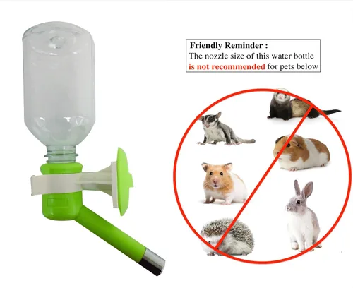 Miniatura 4 de Choco Nose Botella patentada sin goteo para perros/alimentador para perros/gatos y otros animales de tamaño pequeño-mediano - para jaulas, jaulas