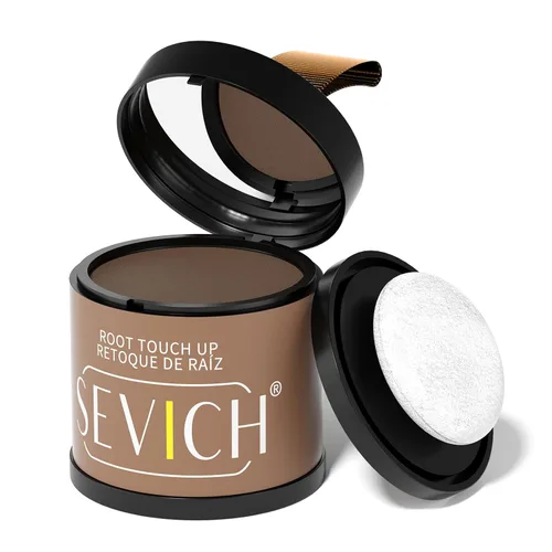 Miniatura 18 de Sevich - Sombra instantánea en polvo para línea capilar de cobertura rápida, corrector rápido de raíz de canas finas, cejas y barba, resistente al
