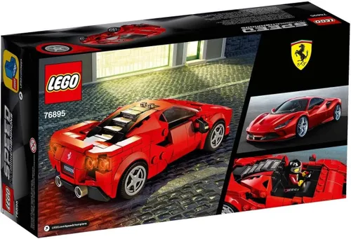 Miniatura 3 de LEGO Speed Champions 76895 Ferrari F8 Tributo - Autos de juguete para niños, kit de construcción con minifigura (275 piezas)