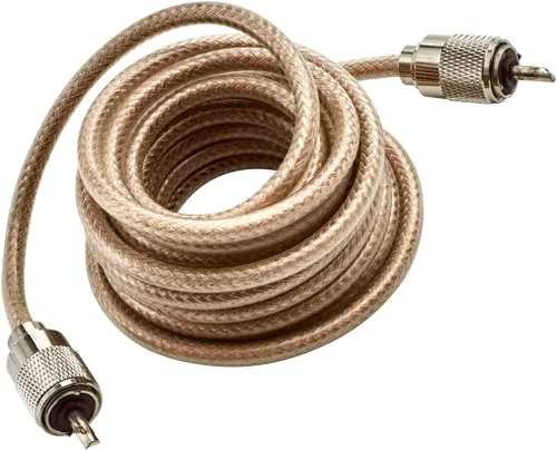 Miniatura 5 de RoadPro RP-8X12CL Clear 12' Antena CB con cable coaxial Mini-8