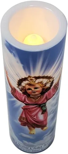 Miniatura 8 de Niño divino Jesús, vela de oración devocional sin llama LED