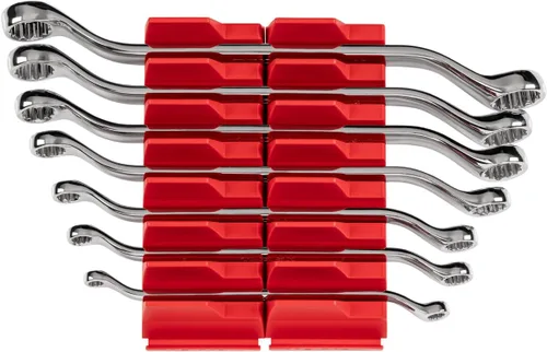 Miniatura 14 de TEKTON WBE24411 - Juego de llaves de extremo de caja con soporte de 45 grados, 11 unidades (6-32 mm)