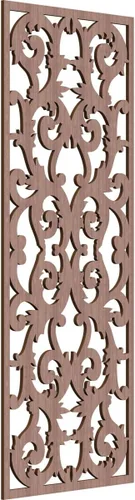 Miniatura 49 de Meadville Paneles decorativos de pared de madera con calado, 9 3/8 pulgadas de ancho x 24 3/8 pulgadas de alto x 1/4 de alto, aliso