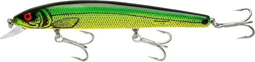 Miniatura 31 de Bomber Señuelos Long A Slender Minnow Jerbait Señuelo de Pesca a rayas (Baby Striper)