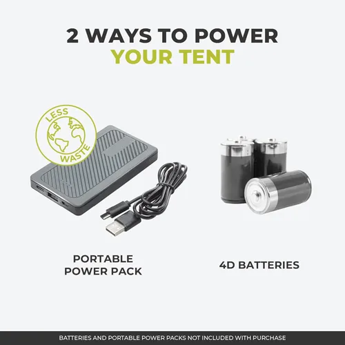 Miniatura 7 de CORE Instant Cabin Tents with LED Lights Family Multi Room Lighted Pop Up Tents for Camping Included Storage Pockets for Camping Accessories