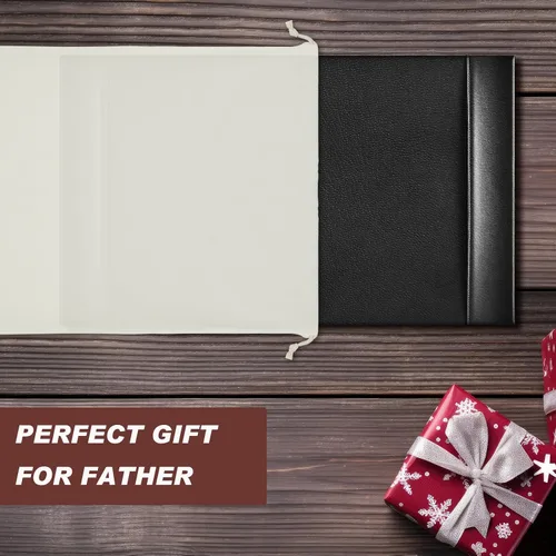 Miniatura 6 de Protector de Escritorio de Cuero 30" x 18" Almohadilla de Escritorio de Cuero con Rieles Laterales Tapete de Escritorio para Oficina Hogar Lugar