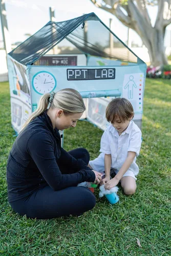 Miniatura 6 de Pacific Play Tents Tienda de campaña 20461 Science Center Play House 48" x 38" x 48