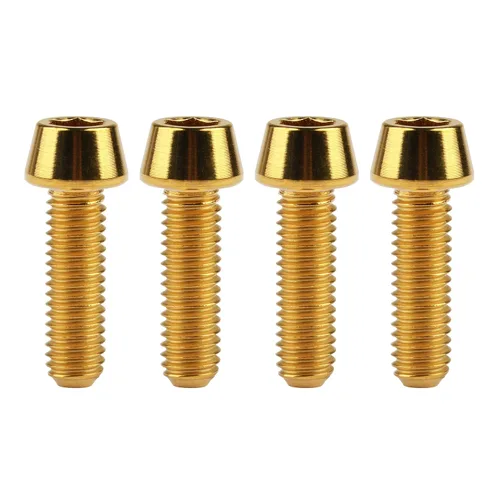 Miniatura 115 de Titanio Ti M6 x 10 16 18 20 25 30 35 40 45 50 55 60 2.559 in Allen - Tornillos hexagonales de 2.559 in, tornillos cónicos, paquete de 4