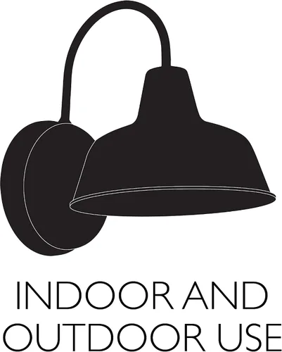 Miniatura 11 de Design House 519504 Mason - Lámpara de pared con 1 luz, bronce aceitado de 8 pulgadas.