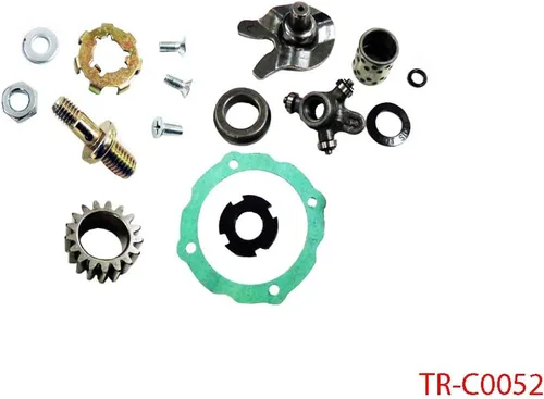Miniatura 2 de Ensamblaje de embrague semiautomático de dientes de 18T con accesorios para 50cc 70cc 90cc 110cc 125cc 135cc ATV Quad Go Kart Dirt Bike Taotao SUNL