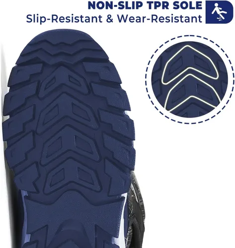 Miniatura 6 de Mishansha - Botas de nieve para niñas, niños niños pequeños niños grandes invierno, cálidas, impermeables, antideslizantes, anti colisión, corte