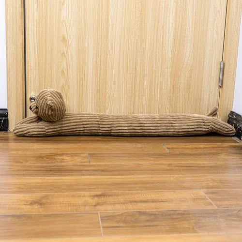 Miniatura 7 de SWISSELITE Tapón de 36 pulgadas para debajo de la puerta, bloqueador de ruido decorativo para puerta, tapón de aire para animales con peso de 1.43