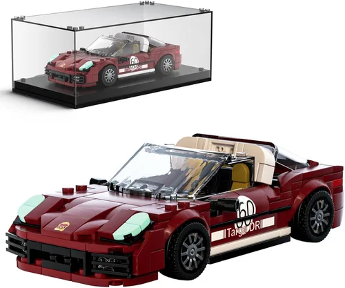 Mould King Speed Champion 911 Targa - Juegos de construcción de automóviles con vitrina, modelos 27060 para adultos y niños de 8 años (362 piezas)