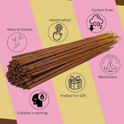Miniatura 8 de Bless International varillas de incienso 100 % natural hechas a mano, sumergidas a mano, el mejor aroma Incienso y mirra