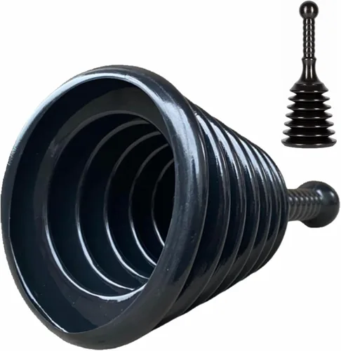 Émbolo para fregadero y drenaje, mini émbolo para desatascar fregaderos de cocina, desagües de baño, duchas, bañeras, diseño pequeño y fuerte con