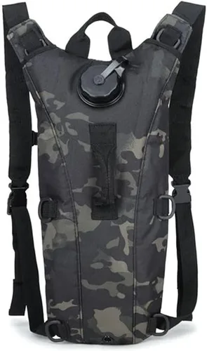 Miniatura 14 de Bolsa de agua táctica de 3L para vejiga, mochila de camello para senderismo al aire libre, camping, militar, portátil, hidratación, bolsa